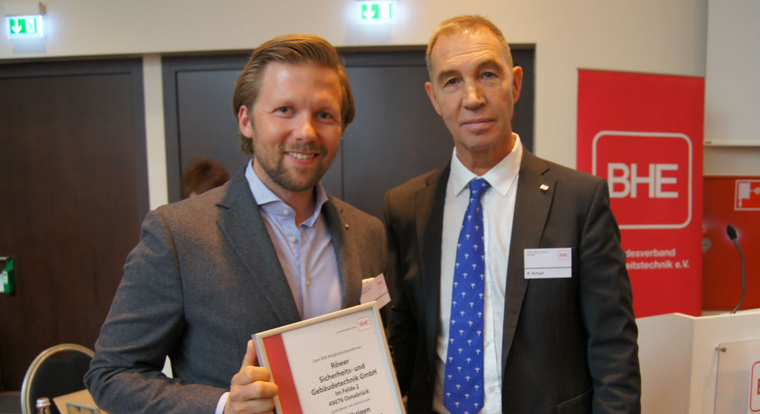 BHE Ehrung Röwer Geschäftsjubiläum