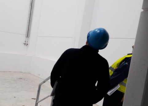 Überprüfung der Arbeiten